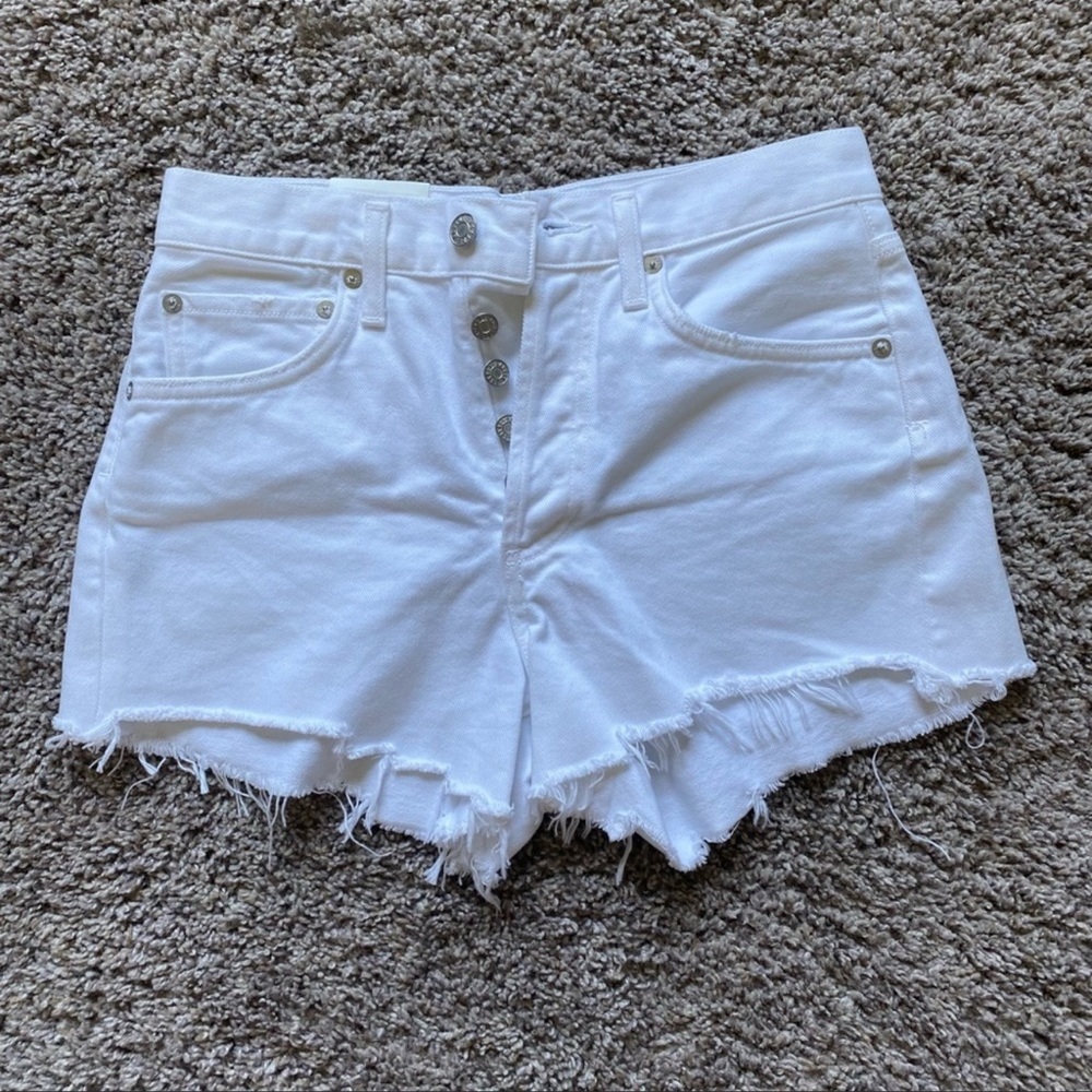 NWT Agolde Parker vintage cutoff in Gleam